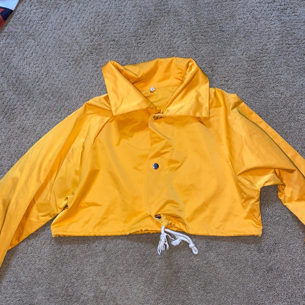 Tangerine Cropped Jacket